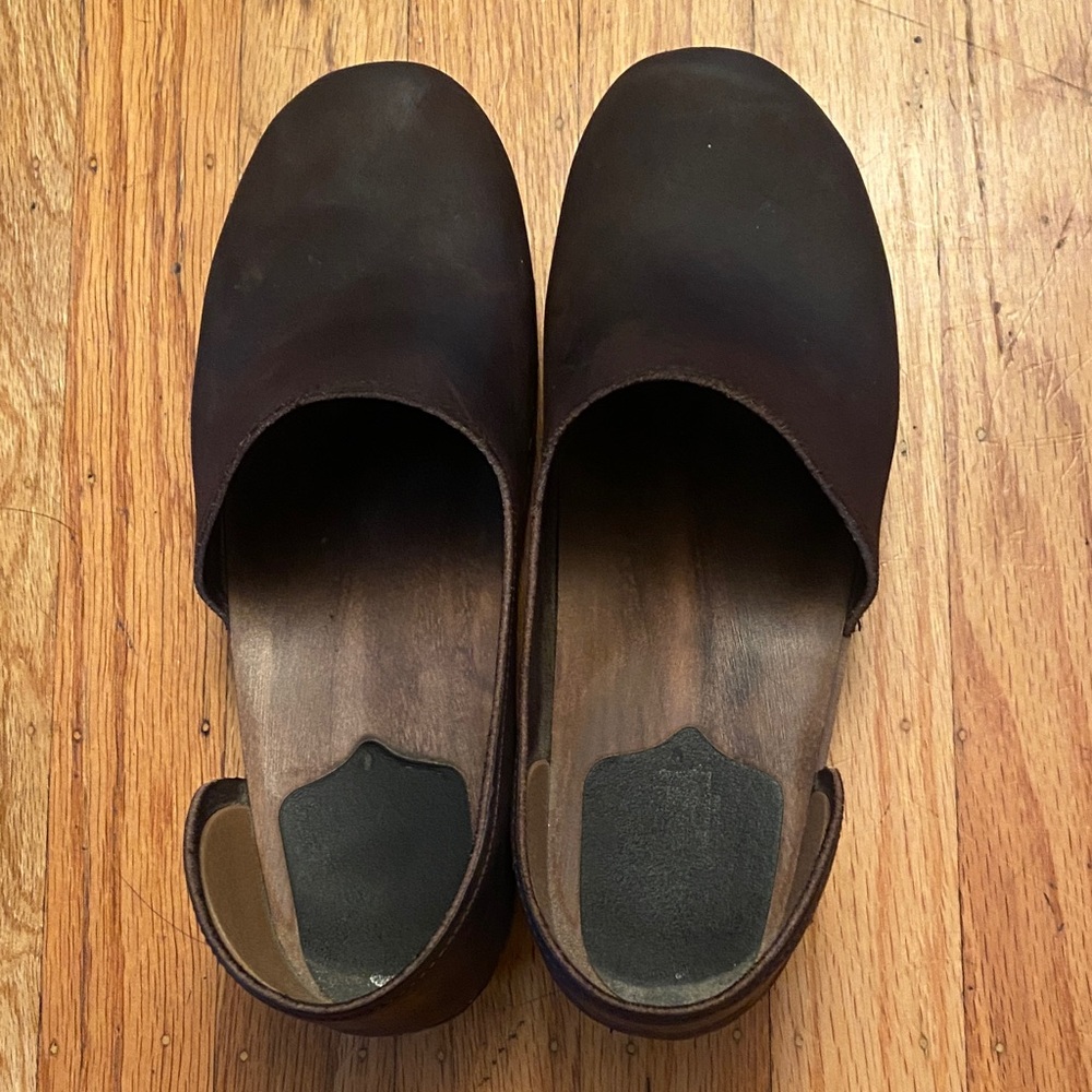 Men's Dark Brown Leather Slip-On Loafers
